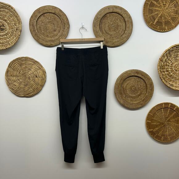 NEW Athleta Black Drawstring City Jogger Pant 8 Athleisure Activewear Sporty - Picture 3 of 6